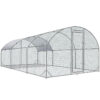 Betterhood Large Metal Chicken Coop Upgrade Tri-Supporting Wire Mesh Chicken Run