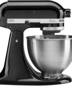 KitchenAid Classic Series Stand Mixer K45SS 4.5 Quart Tilt-Head Onyx Black