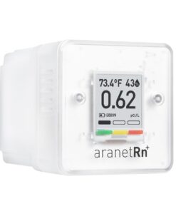 SAF Aranet Radon Detector Home Portable E-Ink Display Temperature Humidity Pressure 7-Year Battery