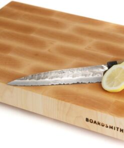 Boardsmith Maple End Grain Cutting Board Medium Butcher Block Handmade Premium Kitchen Board