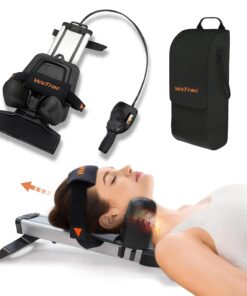 iSTIM WeTrac Cervical Neck Traction Device Relaxer Stretcher Pain Relief Spinal Decompression Travel Bag