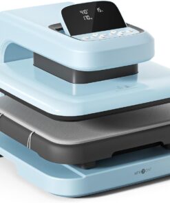 HTVRONT Auto Heat Press 2 Machine 15x15 Adjustable Pressure Fast Heating for T Shirts Sublimation