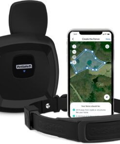 PetSafe Guardian GPS Dog Fence Wireless Virtual Fence Waterproof Collar Long Battery AccuGuard Technology