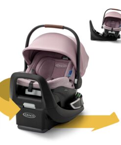 Graco SnugRide Turn & Slide Infant Car Seat Rear Facing Rotating Base 4-30 lbs