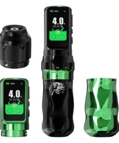 Mast Tattoo Fold Pro Wireless Rotary Tattoo Machine Mcore-C4 Motor Adjustable Strokes