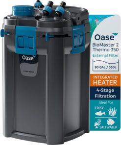 OASE BioMaster Thermo 350 Aquarium Canister Filter Built-in Heater EasyClean Freshwater Saltwater up to 90 Gallons