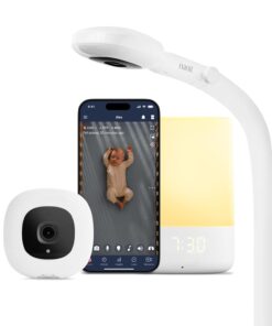 Nanit Nursery Bundle Smart Baby Monitor 1080p HD WiFi Camera Floor Stand Breathing Sleep Tracking