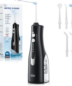 Binzls Portable Water Dental Flosser 300ML Cordless Oral Irrigator Rechargeable IPX7