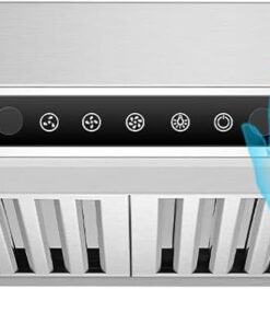 AAOBOSI Range Hood 30 Inch Under Cabinet 800 CFM Gesture Sensing Touch Control