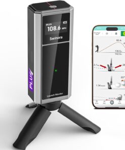 Golf Launch Monitor Simulator Portable Swing Analyzer iOS Android Virtual Course 3D Trajectory Indoor Outdoor