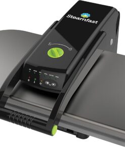Steamfast SF-680 Digital Steam Press Multiple Fabric Settings Steam Burst Stainless Black