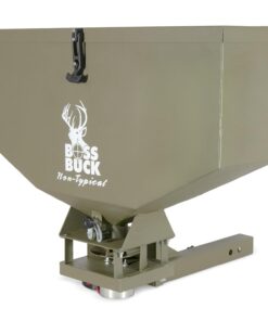 Boss Buck ATV Seeder Spreader 80LB Capacity Wireless Control Adjustable Flow Receiver Hitch