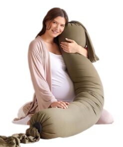 bbhugme Adjustable Pregnancy Pillow Full Body Support Removable Cover