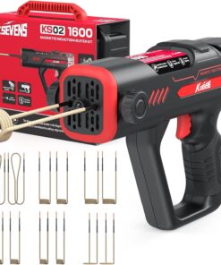 Induction Heater Bolt Removal 1600W 110V Handheld Magnetic Tool with 12 Coils