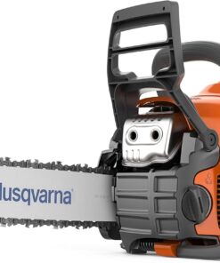 Husqvarna 130 Gas Chainsaw 38cc 2HP 2-Cycle X-Torq Engine 16 Inch Automatic Oiler for Wood Cutting Tree Pruning