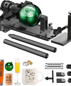 xTool RA2 Pro Rotary Roller Engraver Accessory for Cylindrical Objects Compatible with S1 F1 P2 M1