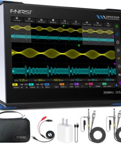 FNIRSI DPOS350P 4-in-1 Tablet Oscilloscope 350MHz Spectrum Analyzer DDS Generator