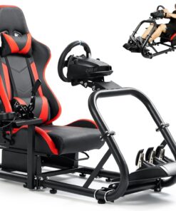 Marada Racing Sim Cockpit Stand Adjustable Seat Mount Compatible with Logitech Thrustmaster