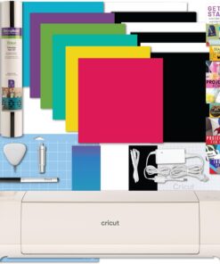 Cricut Explore 4 Craft Cutting Machine Bundle with Vinyl Iron-On HTV Adhesive Variety Pack