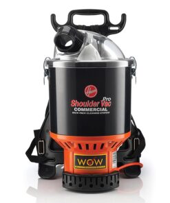 Hoover Commercial Shoulder Vac Pro Backpack Vacuum Cleaner Bagged HEPA Filter Lightweight Long Cord C2401