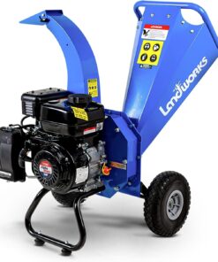 Landworks Mini Wood Chipper Shredder Mulcher 7HP Compact Design 3" Capacity