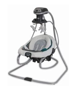 Graco DuetSoothe Swing Rocker Removable Swing Seat 6 Speeds Toddler Swing Chair