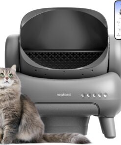 Neakasa M1 Plus Self-Cleaning Cat Litter Box Open-Top Automatic Odor Control Safety Sensors for Large Multi-Cat Homes