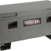 Ironton Jobsite Box 36" Heavy Duty Steel Tool Storage Chest Lockable Lid Powder-Coated Gray