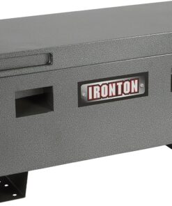 Ironton Jobsite Box 36" Heavy Duty Steel Tool Storage Chest Lockable Lid Powder-Coated Gray
