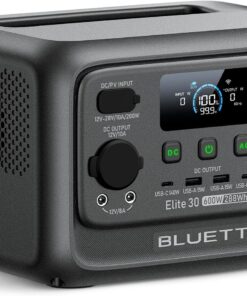 BLUETTI Elite 30 V2 Portable Power Station 600W 288Wh LiFePO4 Battery 10ms UPS Emergency Backup Solar Generator