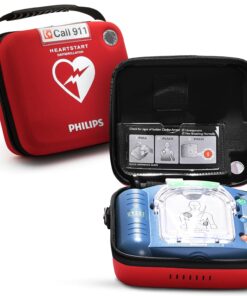 Philips HeartStart OnSite AED Defibrillator with Emergency Medical Kit CPR Guidance