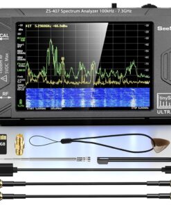 SeeSii TinySA Ultra+ Spectrum Analyzer ZS407 7.3GHz Handheld RF Signal Generator Frequency Analyzer