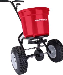 EarthWay 2150 Commercial Broadcast Fertilizer Spreader 50LB Walk-Behind Adjustable Drop Rate