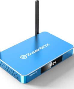 Superbox S6 Max Robot Vacuum, 6K Ultra HD, Voice Control